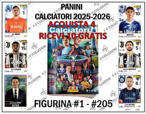 Panini calciatori 2025 - panini,