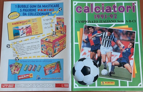 Album calciatori 91 - calciatori,