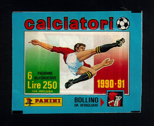 Bustina figurine calciatori - bustina,