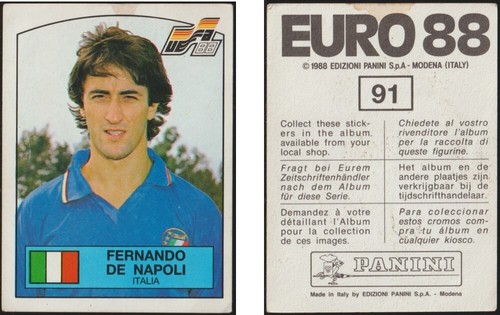 Euro calciatori panini 91 - euro,