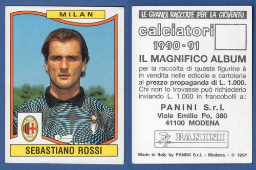 Figurina calciatori panini - figurina,