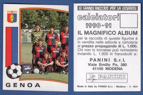Figurina calciatori panini - figurina,
